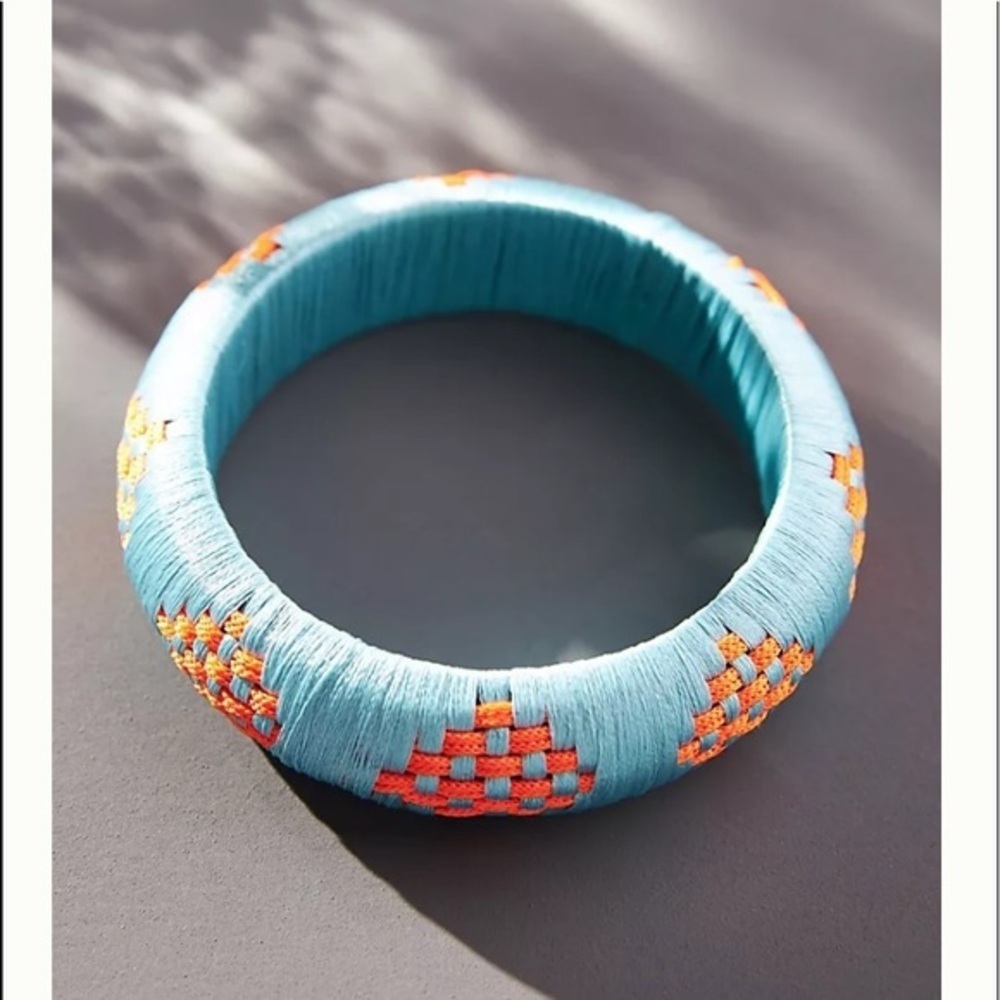 - Anthropologie Patterned  Woven Bracelet